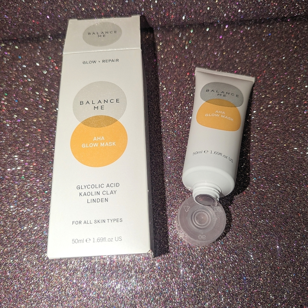 Balance Me Skincare Aha Glow Mask Balance Me